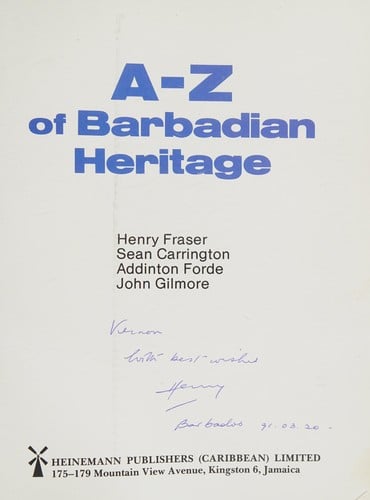 A-Z of Barbadian heritage