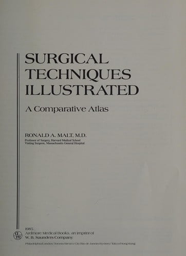 Surgical techniques illustrated