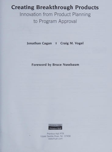 Creating breakthrough products