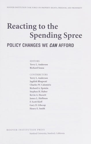 Reacting to the spending spree