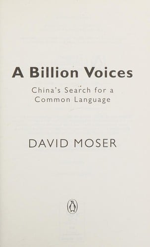 A billion voices