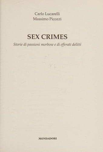Sex crimes