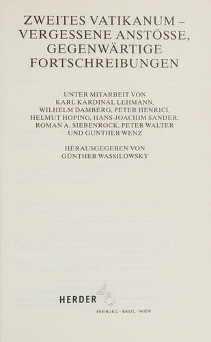 Zweites Vatikanum
