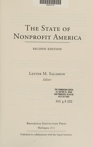 The state of nonprofit America