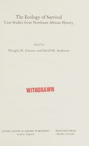 The Ecology of survival