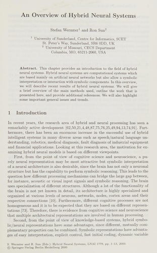 Hybrid neural systems