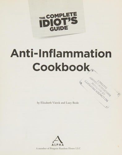 Anti-inflammation cookbook