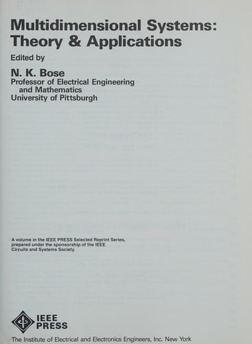 Multidimensional systems