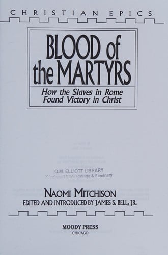 The blood of the martyrs