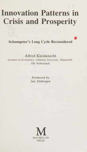 Innovation patterns in crisis and prosperity