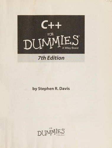 C++ for dummies