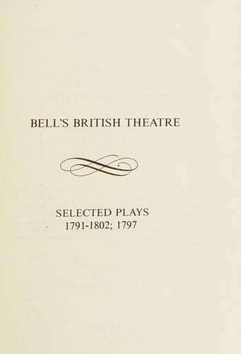 Bell's British theatre
