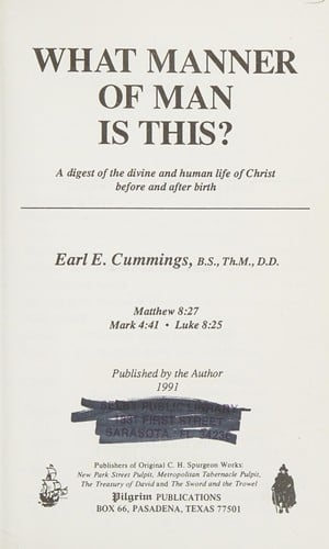 What Manner of Man Is This