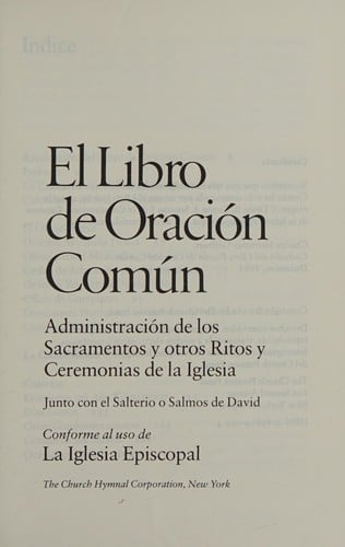 El libro de Oración Común