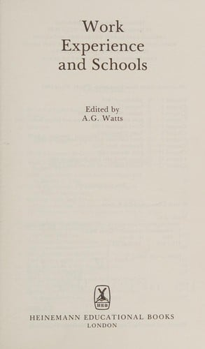 Work experience and schools