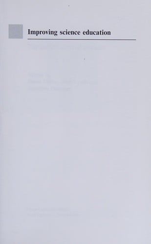 Improving science education