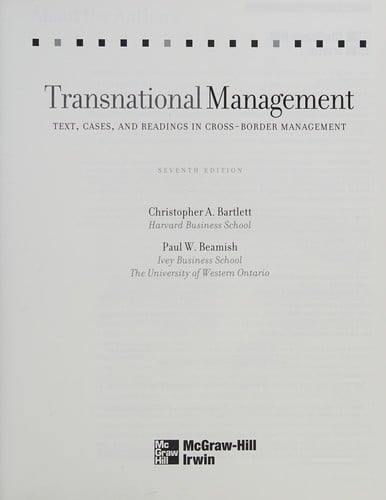 Transnational management
