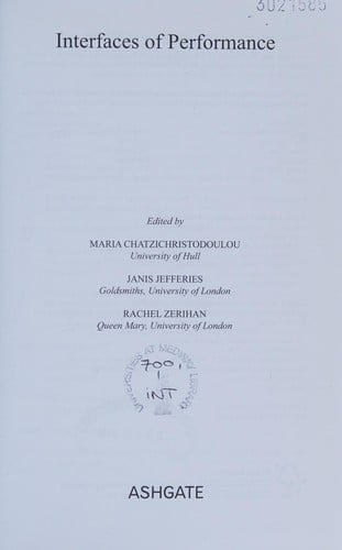 Interfaces of performance