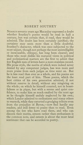 The collected essays and papers of George Saintsbury, 1875-1920