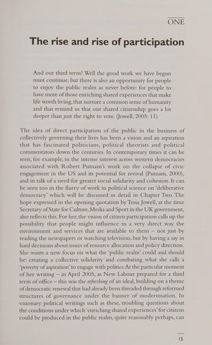 CITIZENS AT THE CENTRE: DELIBERATIVE PARTICIPATION IN HEALTHCARE DECISIONS