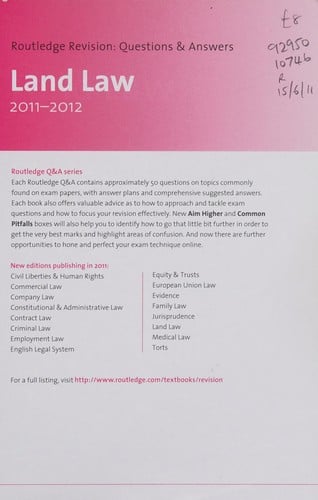 Q&A land law