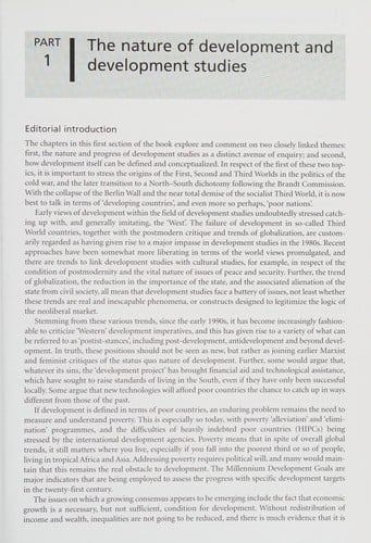 The companion to development studies