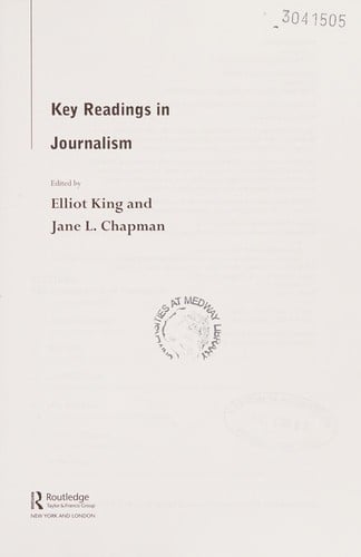 Key readings in journalism