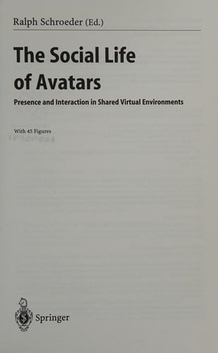 The social life of avatars