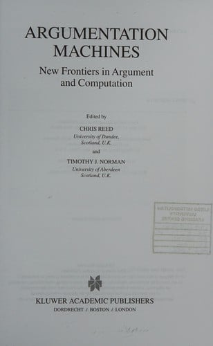 Argumentation machines