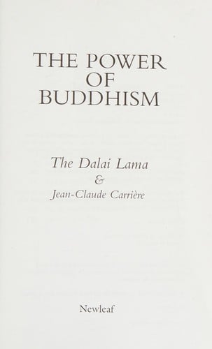 The Power of Buddhism