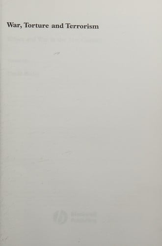 War, Torture and Terrorism