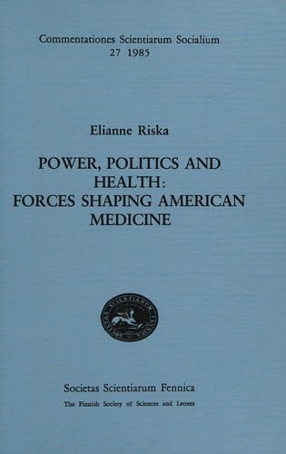 Power, politics, and health