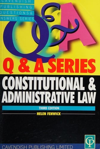 Constitutional & Administrative Law (Question & Answers)