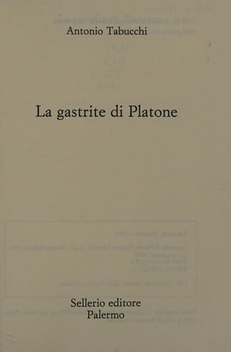 La gastrite di Platone