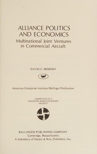 Alliance politics and economics