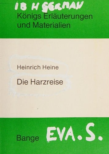 Erläuterungen zu Heinrich Heine