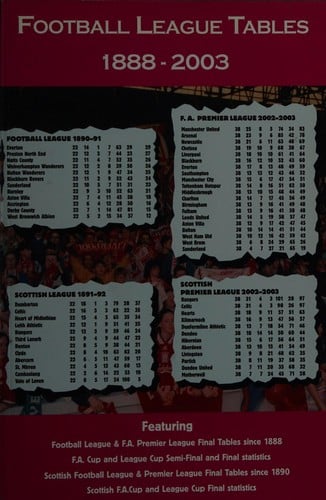Football league tables, 1888-2003