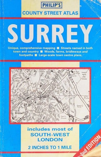 Surrey, county street atlas