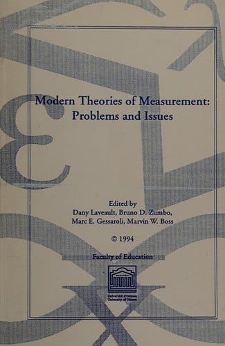 Modern theories of measurement