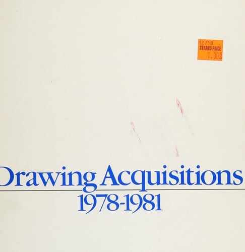 Drawing acquisitions, 1978-1981