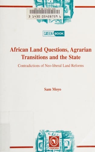 African land questions, agrarian transitions, and the state