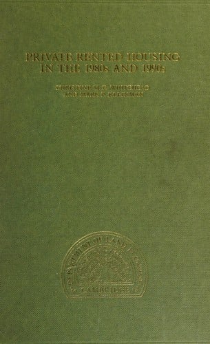 Private rented housing in the 1980s and 1990s