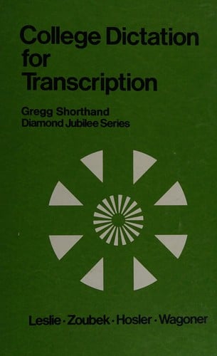 College dictation for transcription