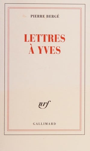 Lettres à Yves