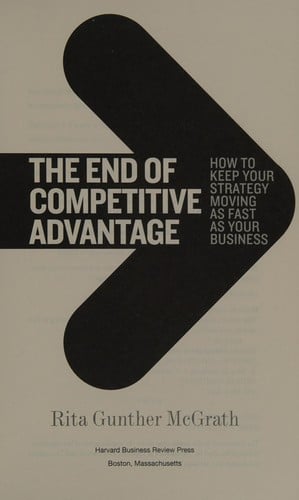The end of competitive advantage