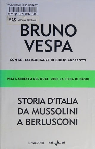 Storia d'Italia da Mussolini a Berlusconi