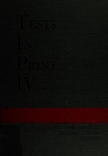 Tests in print IV
