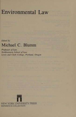 Environmental law