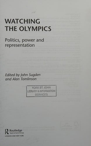 Watching the Olympics