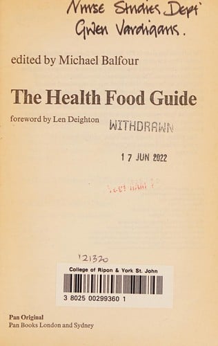 The Health food guide